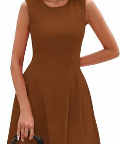 Brown A Line Party Dress PL35