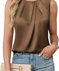 Business Casual Silk Tank Top PL17
