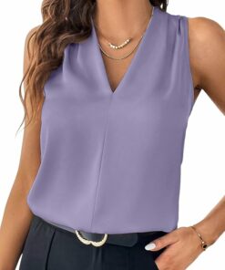 Casual Orchid Petal Tank Top PL10