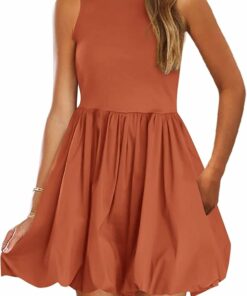 Casual Sleeveless Tank Mini Short Dress PL46