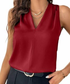 Fashion Pleated Tank Top PL9