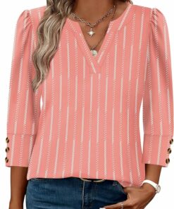 Pink Stripe Long Sleeve Shirt PL30