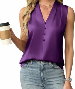 Summer Sleeveless Work Blouses PL21